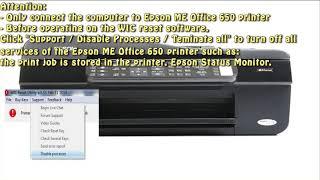 Reset Epson ME Office 650 Waste Ink Pad Counter