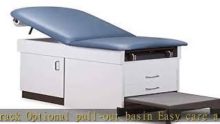 MSEC, Complete Medical Exam Room, Exam Table, 48" Base Cabinet and 48" Wall Cabinet, Color: Light G