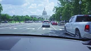 4K video of Washington DC: A drive down Pennsylvania Avenue