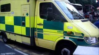 London Ambulance Service - Mercedes Sprinter Ambulance On Emergency Call