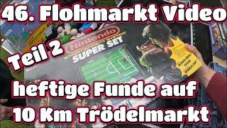 46  Flohmarkt Video /// Teil 2 // 10 km Trödelmarkt /// heftige Funde