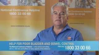 Men getting help for bladder and bowel control problems