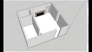 SketchUp 2024 Model an AutoCAD Plan