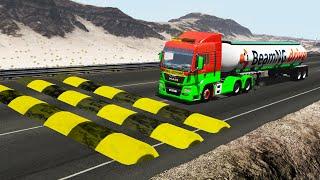 Trucks vs Speed Bumps #1 | BeamNG.DRIVE