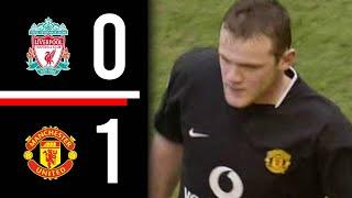Liverpool v Manchester United | Wayne Rooney Silences Anfield | Highlights | 2004/2005