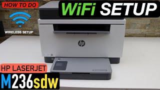 HP LaserJet M236sdw WiFi Setup, Wireless Setup video.