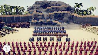 Pirate Captain's Treasure Island Death Run in TABS Map Creator Totally Accurate Battle Simulator