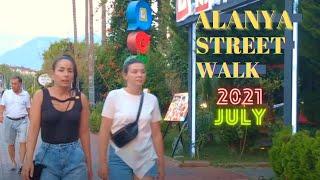 Alanya Street Walking Tour Juli 2021! Alanya Antalya Türkei Urlaub! Türkei reisen