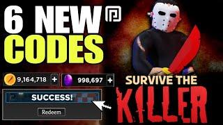 *NEW* SURVIVE THE KILLER ROBLOX CODES 2024 JANUARY | SURVIVE THE KILLER CODES | SURVIVE THE KILLER