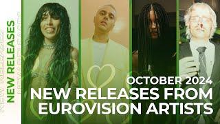 New RELEASES from Eurovision artists | October 2024 | Part 1 | RECAP