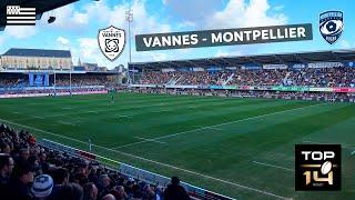 Rugby Match de Top 14 avec RC Vannes - Montpellier HR