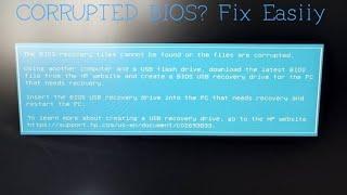 BIOS CORRUPTION Hasbeen DETECTED, How To do BIOS #HP#computer RECOVRRY