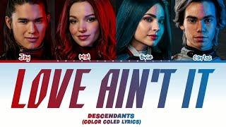 Descendants 3 - Love Ain't It. Cover from The Rise Of Red (Color Coled Lyrics)