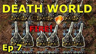 1000 Shell Artillery Strike | Factorio Death World