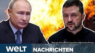 PUTINS KRIEG: Wolodymyr Selenskyj warnt Vereinte Nationen vor russischer Atomkatastrophe! | STREAM