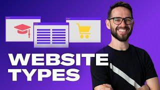 5 Website Types & How To Design Them | Free Web Design Course | Episode 16