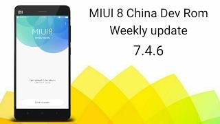 MIUI 8 China Developer ROM 7.4.6