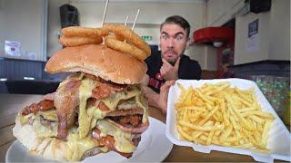 FAILED OVER 50 TIMES... The INSANE MONSTER Burger Challenge | Joel Hansen