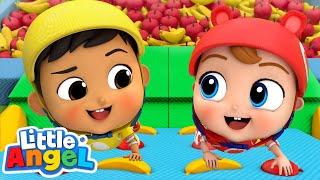 Apples and Bananas Playground Competition | @LittleAngel Kids Songs & Nursery Rhymes