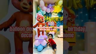  balloon decoration ideas birthday decoration ideas at home m m creation n events  #balloon #love