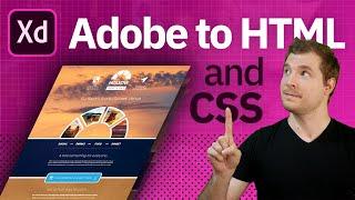 Convert Adobe XD to Responsive HTML and CSS website