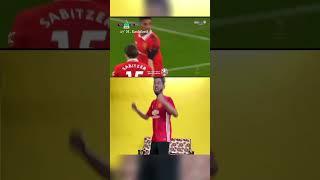 Manchester United Vs Brentford, Goal Reaction 1-0️