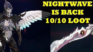 WARFRAME NIGHTWAVE IS BACK | GET EROS WINGS AMAZING COSMETICS NITAIN