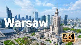 Warsaw drone 4K/60fps- Warszawa z drona