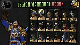 Legion Wardrobe Addon | WoW Patch 6.2.4 ( REUPLOADED )