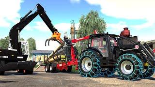 Farming simulator 2019 - Forestry on Rassvet  WOOD FOR PALLETS