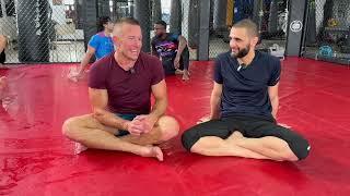 Georges St-Pierre and Coach Zahabi discuss Makhachev vs Poirier