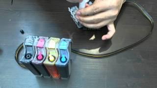 How to prime Epson continuous ink system CISS