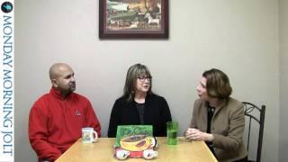 Karen Hickman who teaches Professional Courtesy/Etiquette on Monday Morning JOLT