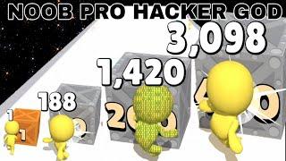 NOOB vs PRO vs HACKER vs GOD in PushHarder Part3