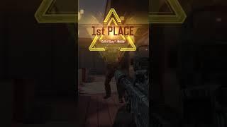 Call Of Duty Mobile 1th Place  #callofduty #games #gaming