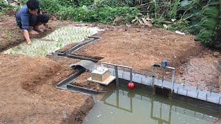 Mini Construction Of Automatic Watering Dam For  Wheat