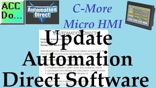 Update Automation Direct Software C-More Micro Software