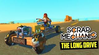 МОД!  ВЫЖИВАНИЕ на БЕСКОНЕЧНОЙ ДОРОГЕ в SCRAP MECHANIC