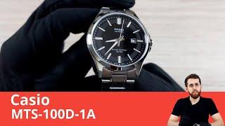 Обзор и настройка часов Casio MTS-100D-1A