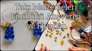 Eminönü Takı Malzemeleri Alışverişinde Neler Aldım? ve Fiyatları ? | Jelibon Ayıcık Küpe Yapımı 