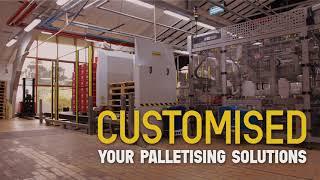 Pallet dispenser/ pallet magazine PALOMAT® Inline - optimise your palletising solutions