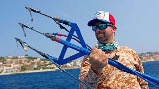 Using a Trident to Catch Swordfish in Italy