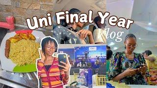 Uni FINAL YEAR vlog || back to school/ breakfast/ Grwm/ leadership conference/ corn rolls...