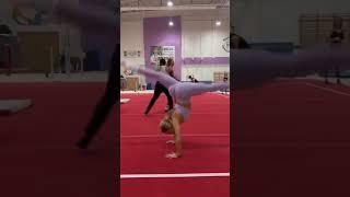 Little wardrobe malfunction  #gymnast #adultgymnastics #backflip #flips