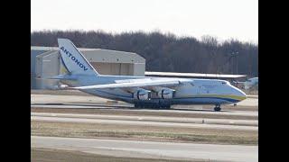 ADB Antonov AN124 landing, DTW