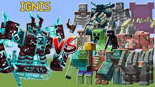 Ignis vs All Mutant Beasts - Minecraft Mob Battle