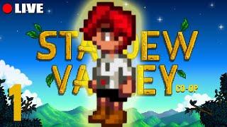 สาดน้ำใส่แปลงผัก จะได้โต | LIVE - Stardew Valley #1