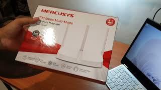 MERCUSYS MW306R Wireless N WiFi Router Unboxing & Setup