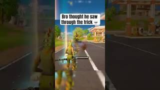 Bro thought he outsmarted this trick  #fortniteshorts #fortnite