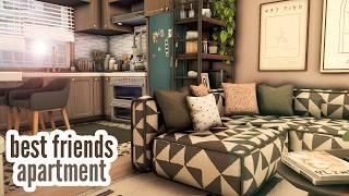 best friends apartment \\ The Sims 4 CC speed build